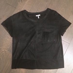Joie suede tee shirt